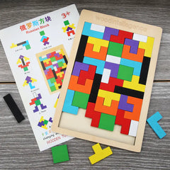 Brain Builder 3D Wood Cube Puzzle