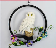 Garden Glow Solar Owl Light