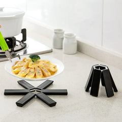 Compact Heat-Shield Kitchen Mat