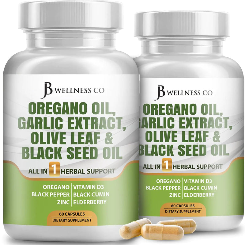 Oregano & Garlic 6000mg Immune Boost - 120 Caps