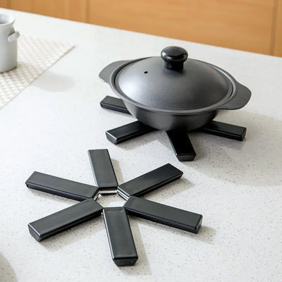 Compact Heat-Shield Kitchen Mat